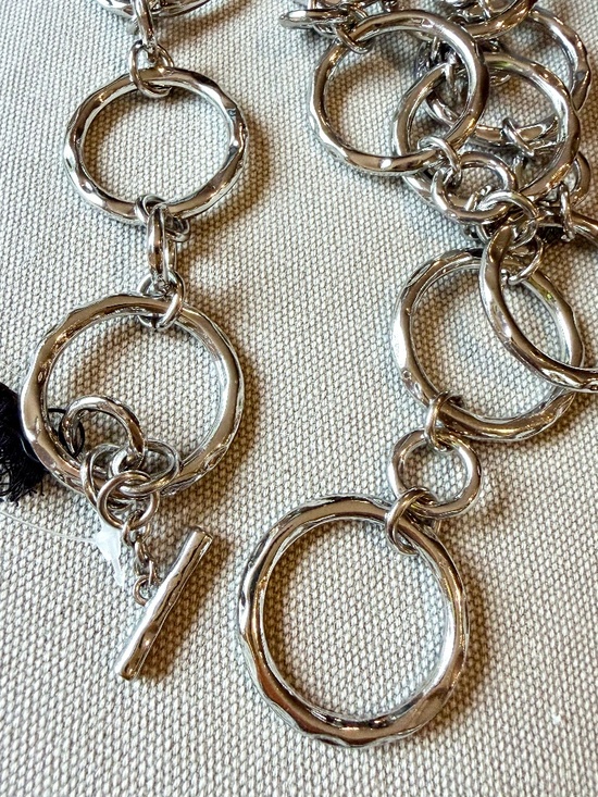 NWT - Banana Republic Metal Ring Chain Belt - XS/S - Picture 3 of 4